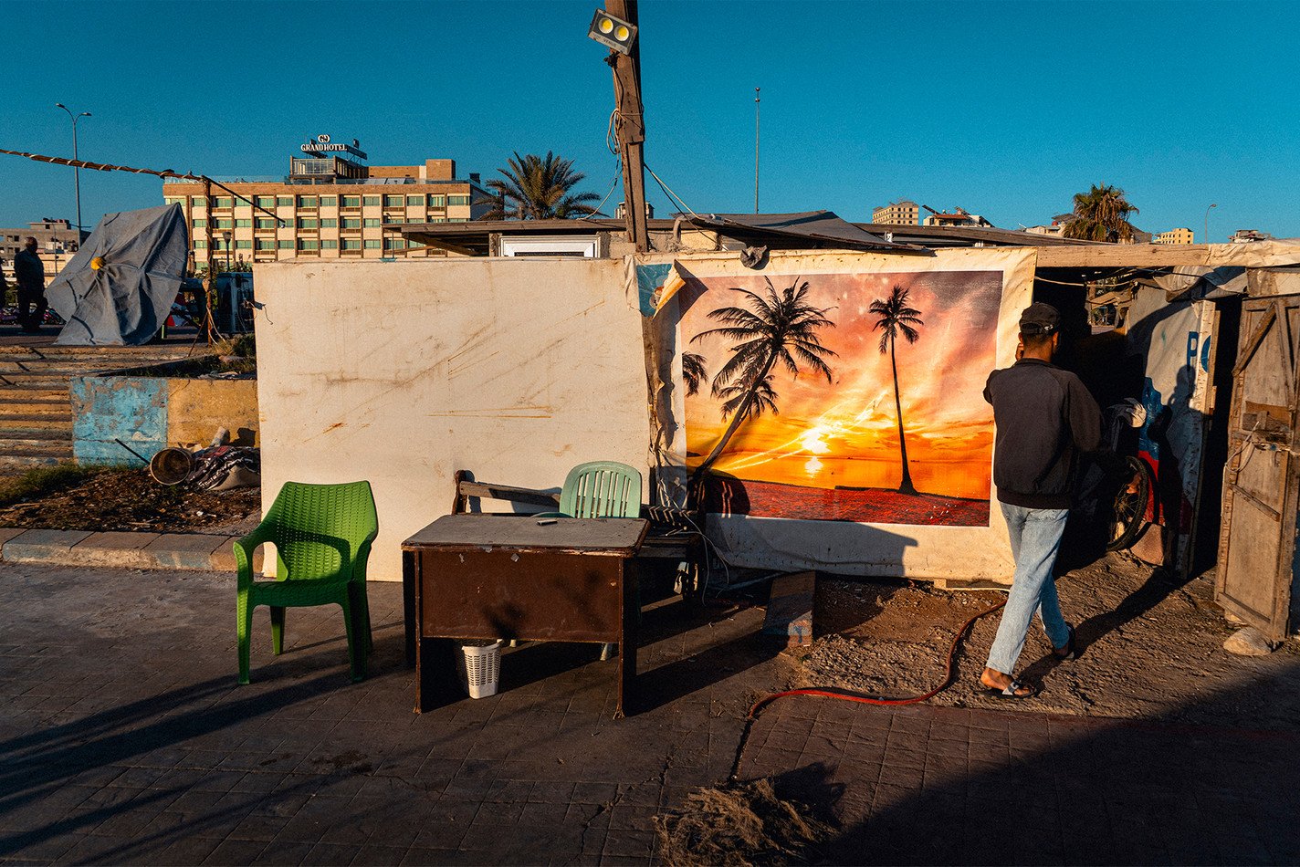 A grande viagem de praia síria