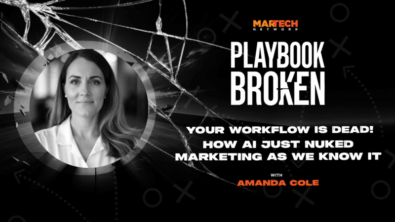 CMO da Bloomreach, Amanda Cole, no podcast Playbook Broken.